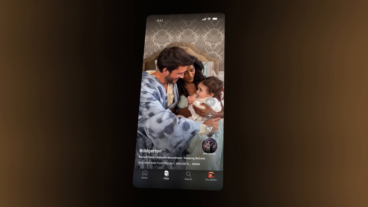 Your next watch is just a swipe away with the all-new Netflix vertical video feed. Scroll through clips, interviews, BTS and more to find something new or dive deeper into what you love. Curated just for you. Now on the mobile app in the US and select countries, coming soon worldwide.