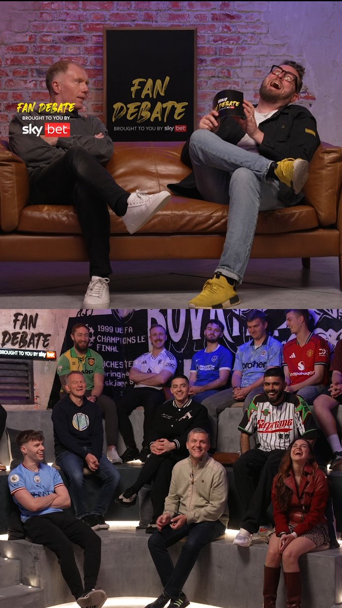 "We're a bit older now, but we'd still beat them!" 😉 Scholesy’s backing the old guard… and not even thinking twice! 😅 The Fan Debate returns tomorrow! 🍿