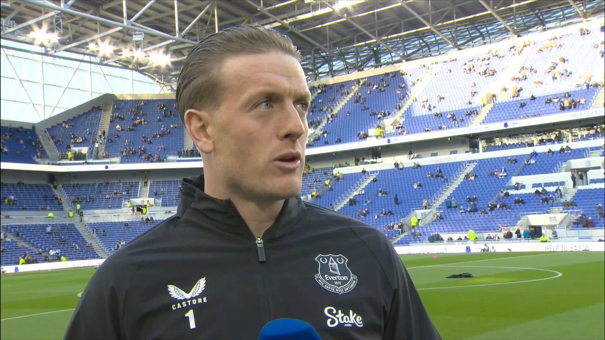 "This place will be bouncing" 🙌 Jordan Pickford is looking forward to the challenge of facing Manchester City 🎙️