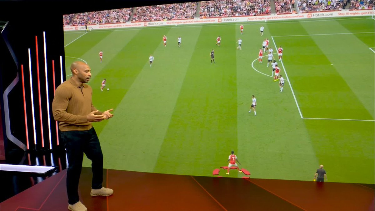 "He turned into Raúl Jiménez into a breakdancer from the 80s" 😅 Thierry Henry on Bukayo Saka's assist vs Fulham 🔴