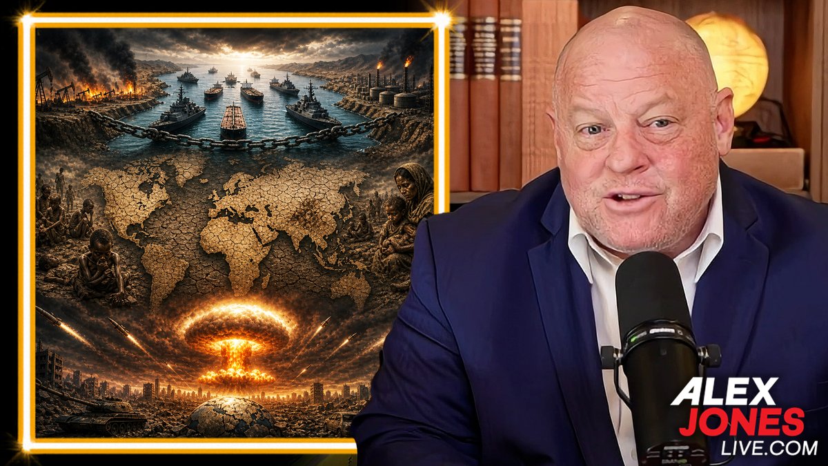 🚨RED ALERT: "I Think That You're Gonna See Billions Dead At This Rate!" The Globalists' Answer To The Great Awakening Is To Trigger All-Out Worldwide Nuclear War Using A False Flag In The US! Former Green Beret & Geopolitical Expert Michael Yon Joins Alex Jones To Break Critical Intel On Latest Iran War Developments, And The Human Osmotic Pressure Building In Populations Around Planet Due To The Food & Energy Crisis Caused By The Strait Of Hormuz Closure! "When These Huge Famines Really Kick Off, The Darién Gap & Other Places Are Gonna Blast Wide Open! Ships Coming Right Up To The US! I Wouldn't Be Surprised To See Ships Come Right Up The Mississippi River As Far North As They Can Go, Dropping Off Tens Of Thousands Of People!" Michael Yon Goes On To Describe The Massive Flood Of Migrants- Triggered By Food Shortages- That Would Invade The US To Conquer & Replace The Current Population! THIS IS A MUST-WATCH/SHARE FULL INTERVIEW! Michael Yon: Callsign BIG HONEY 🔴TUNE IN TO ALEX JONES LIVE NOW: