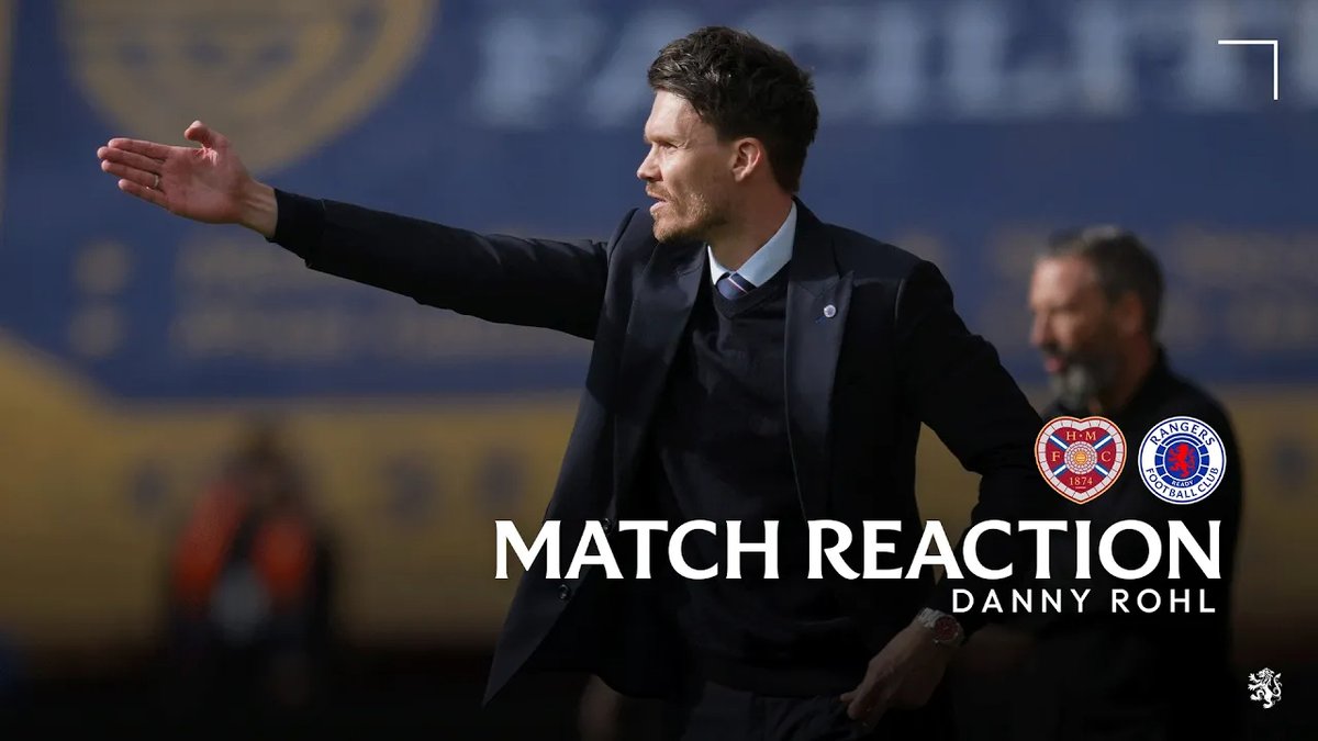 ๐๏ธ Danny Rรถhl spoke to RangersTV after this eveningโs match against Hearts.