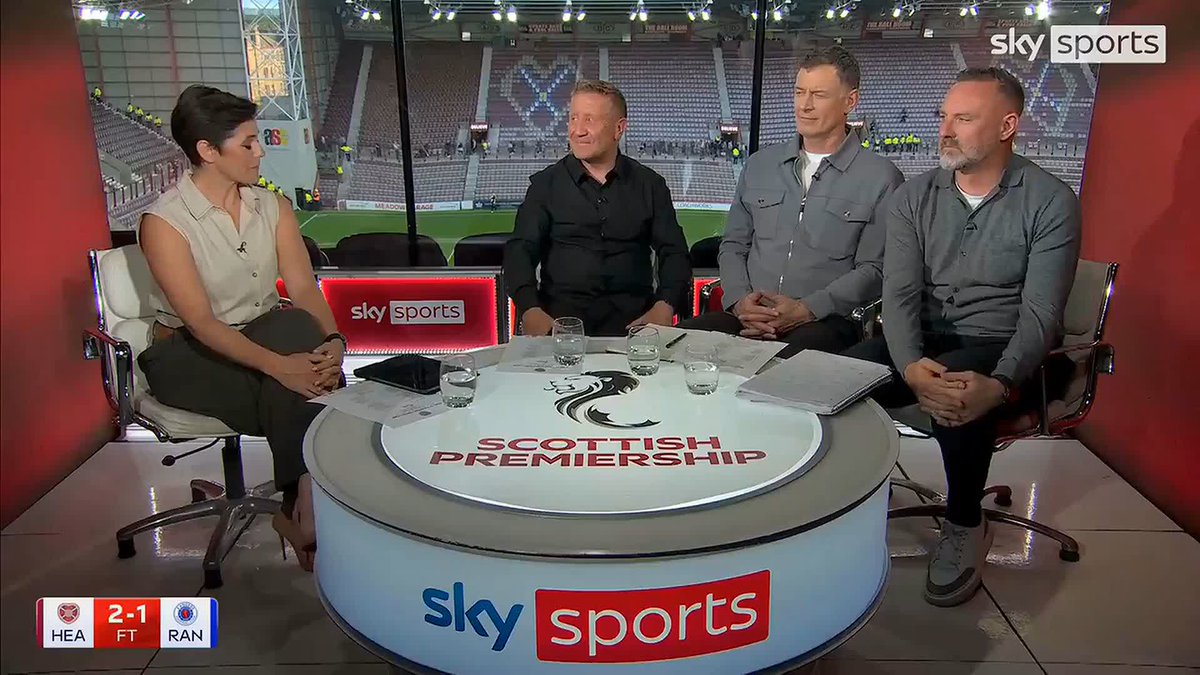 😲 "He has a heart the size of a pea" Chris Sutton was critical of Rangers captain James Tavernier's defending for Hearts' equaliser ⤵️