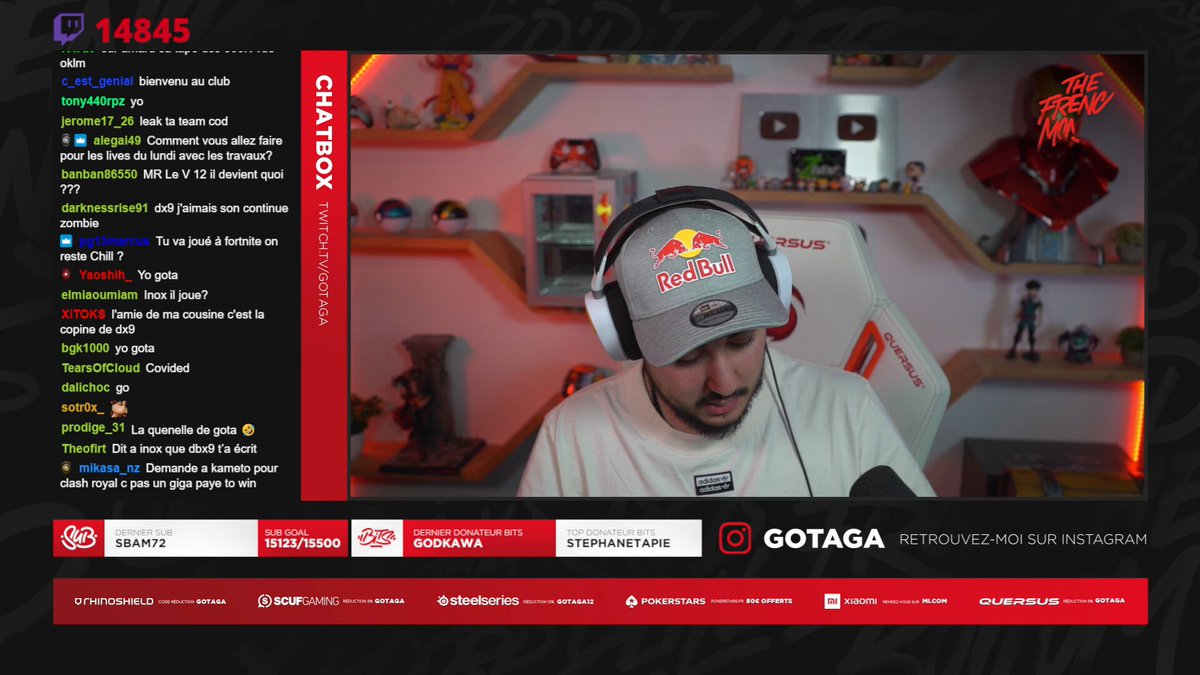 Une figure mondiale de la marque « Red Bull », suivi par des milliers de jeunes, partage son idéologie sectaire selon laquelle que le роіntеur Amaru serait “le futur de Twitch” (après la vague d’accusation)