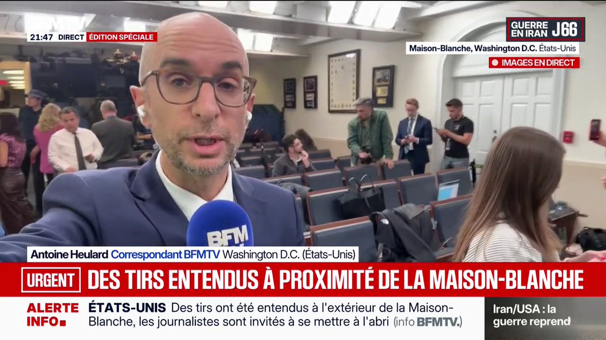 Des tirs entendus à proximité de la Maison Blanche