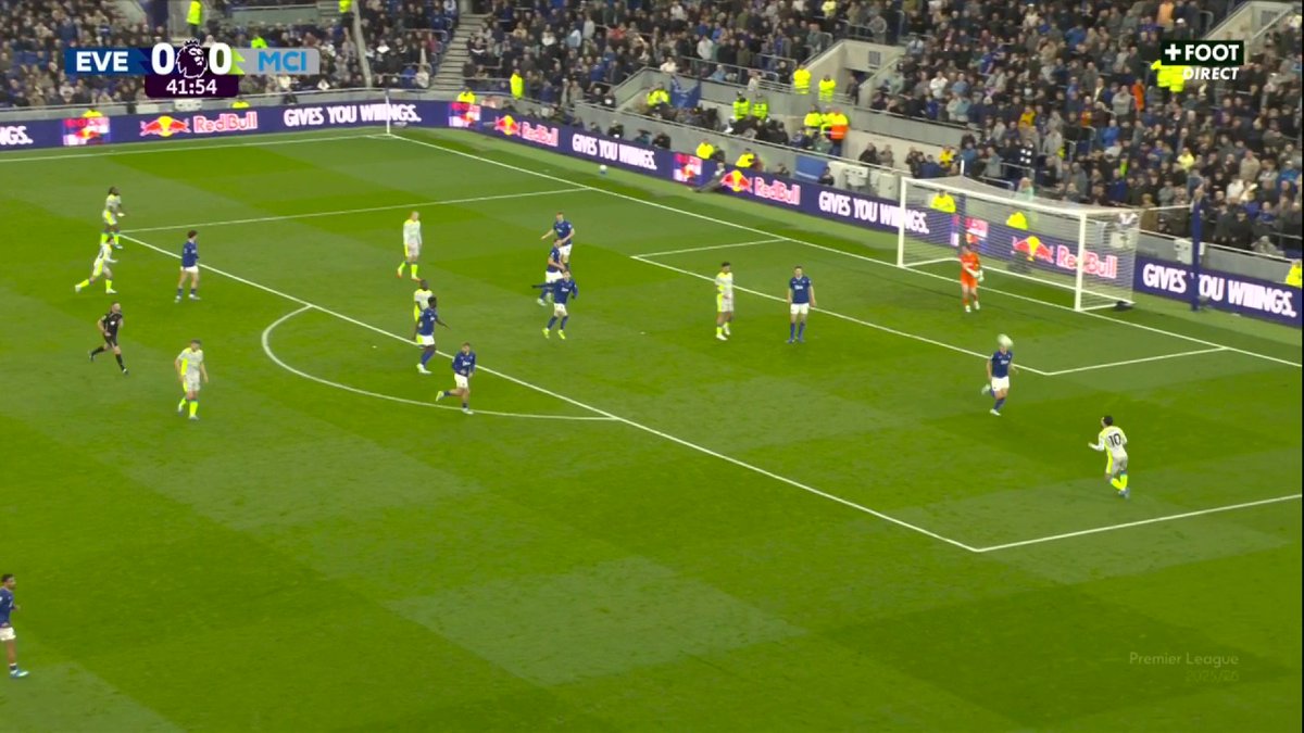 ⚽️ OH MAIS QUEL BUT DE JÉRÉMY DOKU 🇧🇪 ! 🤩 Sur un service de l’inévitable Rayan Cherki 🇫🇷, Manchester City concrétise sa domination face à Everton. 🩵 🎥 CANAL+ Foot