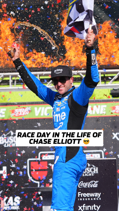 Inside a winning day with Chase Elliott and Hendrick Motorsports 🏁😎