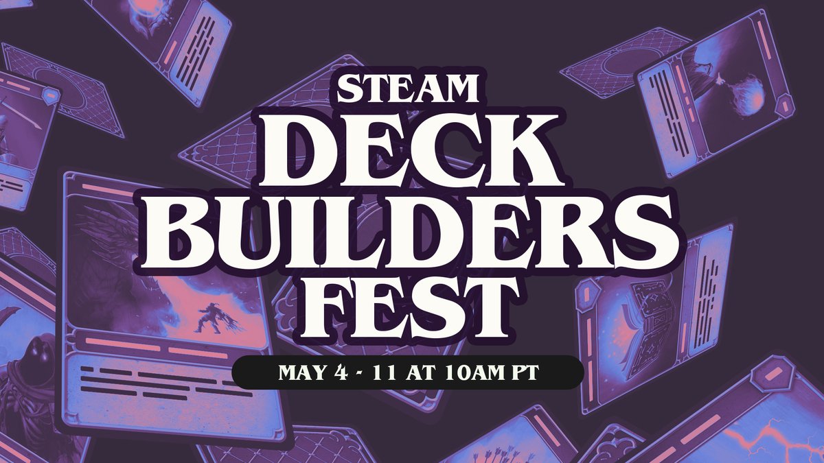 Steam Deckbuilders Fest is now live! From more traditional decks of cards to abstract city builders, there's a huge variety for you to try before the Fest ends on April 11.