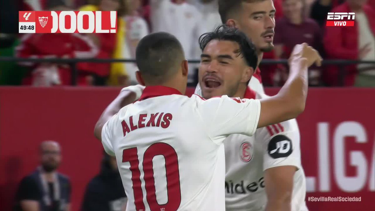 🇨🇱⚠️ EL GOL DE ALEXIS SÁNCHEZ ANTE REAL SOCIEDAD. Puede valer la permanencia en La Liga para el Sevilla.