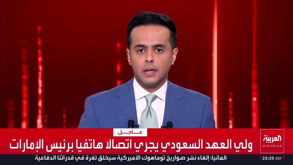 ولي العهد السعودي الأمير محمد بن سلمان يجري اتصالا هاتفيا برئيس الإمارات محمد بن زايد: المملكة تدين اعتداءات إيران غير المبررة التي استهدفت الإمارات