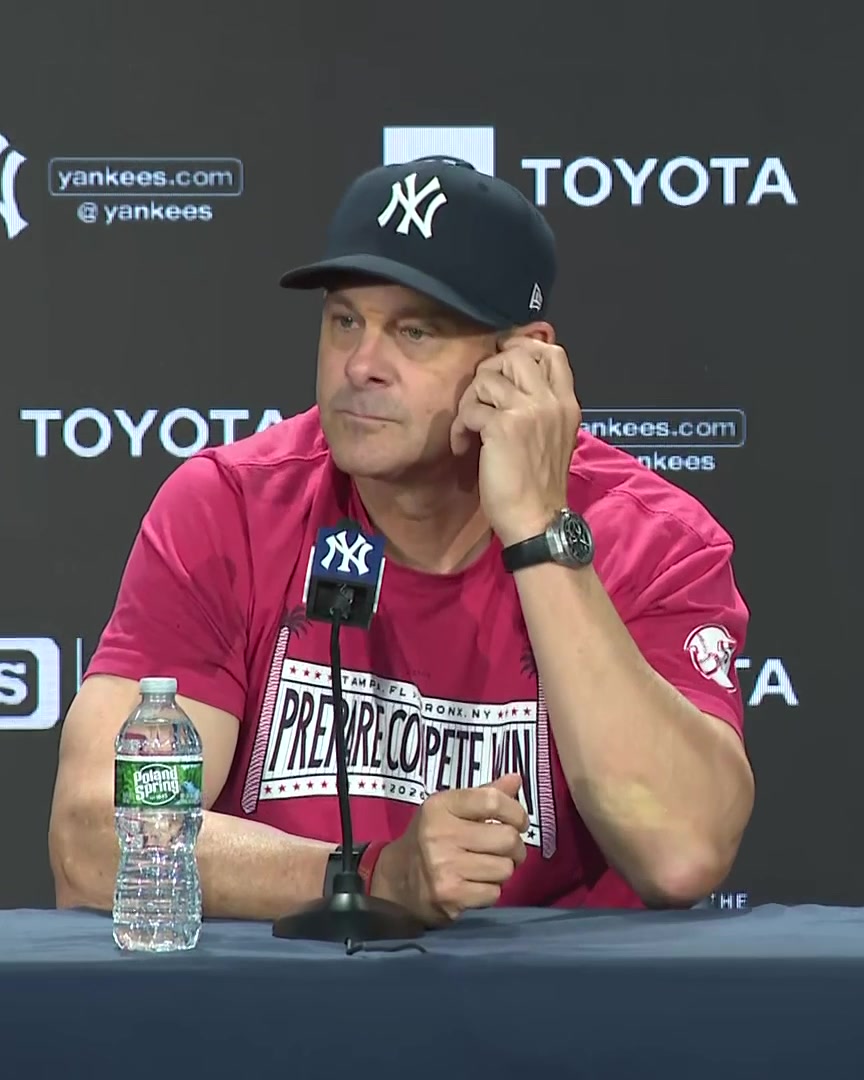Aaron Boone says that George Lombard Jr. will "bounce around" the infield