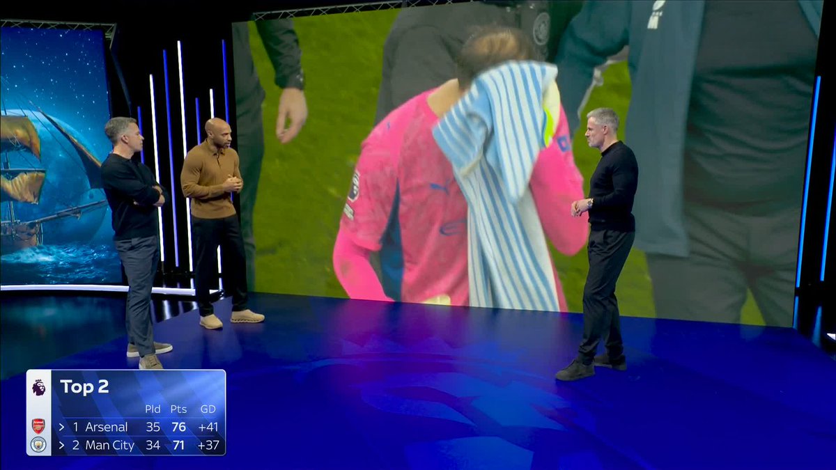 "I saw a bit of nervousness with Man City, they imploded" Thierry Henry's immediate reaction to Everton 3-3 Man City 🤯