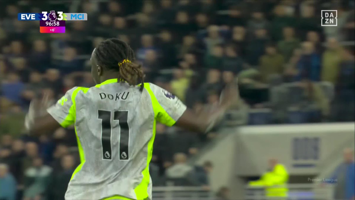🔵 Golazo de Doku para conseguir el empate en el 97