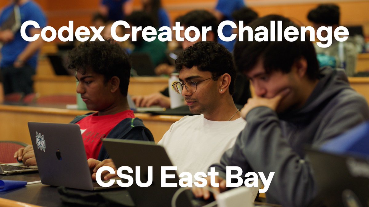 Build it. Break it. Fix it. From campaign trackers to financial planners, Cal State East Bay students built projects with Codex at the Codex Creator Challenge with Handshake.