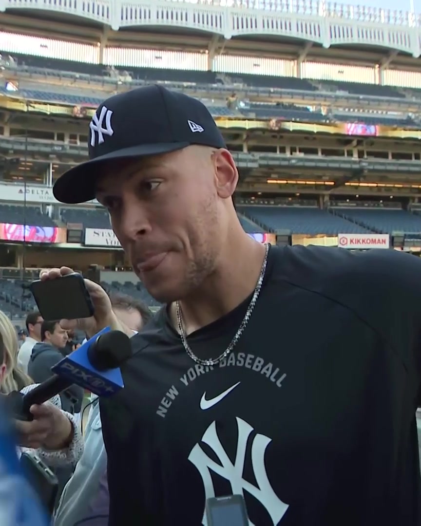 "Anthony's a big piece of what we're doing here and that's moving forward. We got to a World Series with him as our shortstop, had some big moments for us in the World Series and that playoff run. I'm excited to see him come back here." - Aaron Judge on Anthony Volpe