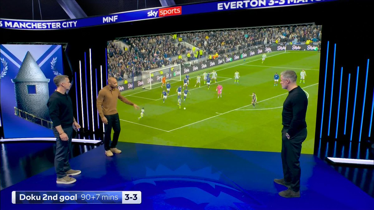 "That's just a beauty, he was outstanding tonight" 👏 Thierry Henry speaks about Jeremy Doku's equaliser 💥