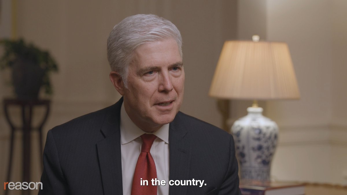 Is #SCOTUS getting more partisan? Neil Gorsuch tells reason that he'd stack today's court, with abt 40 percent unanimous decisions, against FDR's 1945 model.