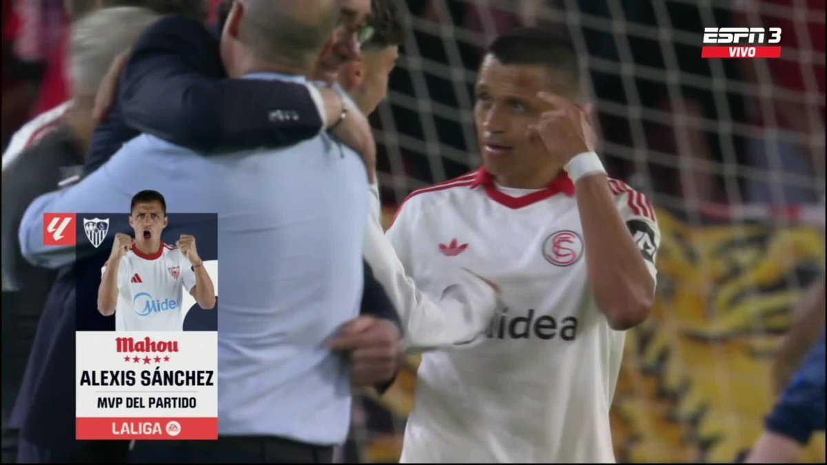 ¿QUÉ TE PASÓ, ALEXIS? ¡Tras la victoria del Sevilla, el chileno apareció con un tremendo golpe en su cabeza! 📺 Mirá #LaLiga por #DisneyPlus Plan Premium