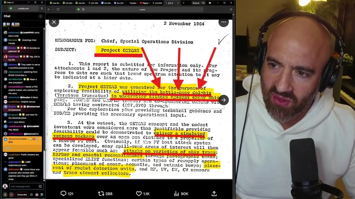 CIA Attack Dolphins, first 35 mins of our 5 hour Saturday night stream. I'll post the full thing once I get it under 4 hours so it can all be on X.