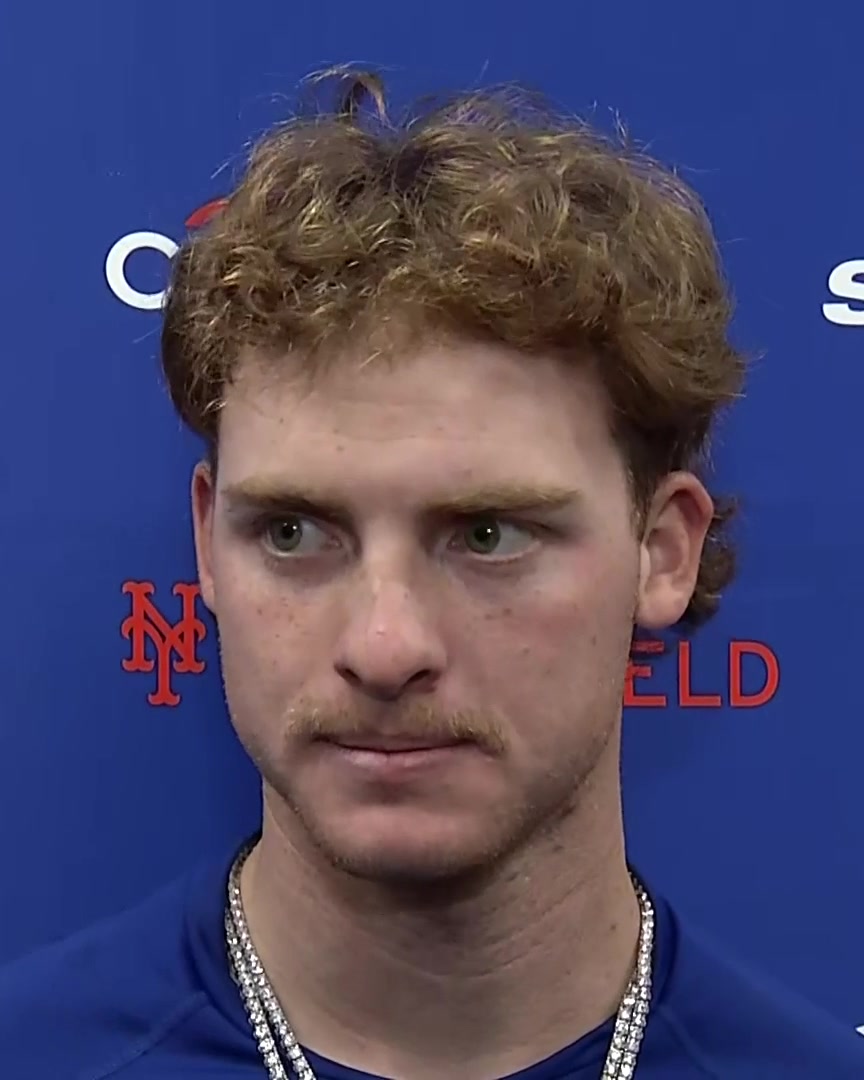 Carson Benge says he won't count his diving catch today vs. the Rockies because he fell on his face trying to field Jordan Beck's triple in the 7th 😂