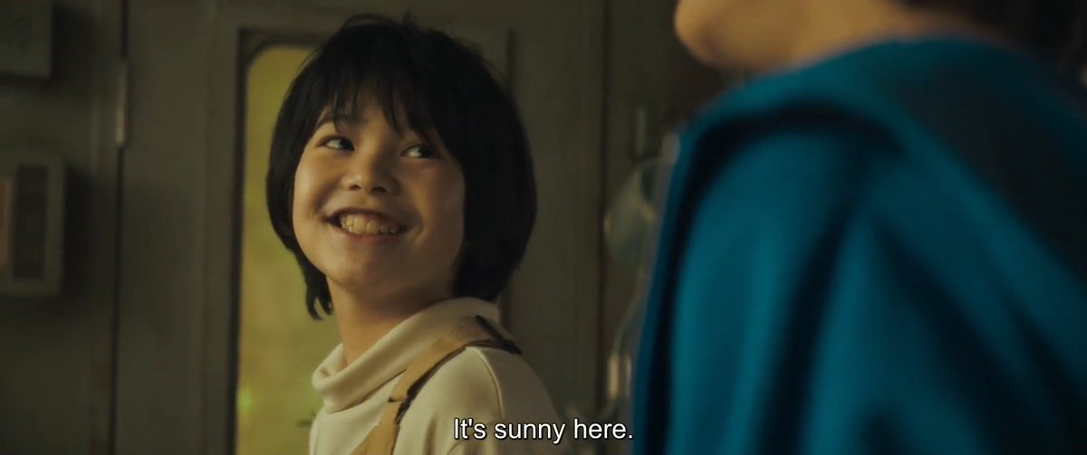 "Is it sunny where you are?" "It's sunny here." 🎥Monster 怪物 (2023)
