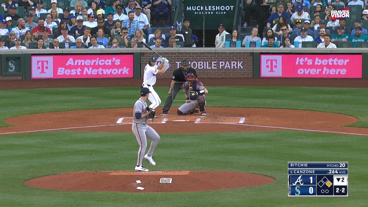 JR Ritchie notches his first strikeout in his hometown of Seattle: