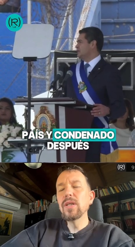 Un expresidente condenado por narcotráfico, indultado por Trump… y ahora hablando de financiar fake news para atacar a México y Colombia. Pablo Iglesias 🔻{R} lo dice claro: "...una red organizada de injerencia, dinero y desinformación al servicio del poder." 📺 No te pierdas #Sinsonte todas las mañanas de lunes a viernes por Canal Red América Latina