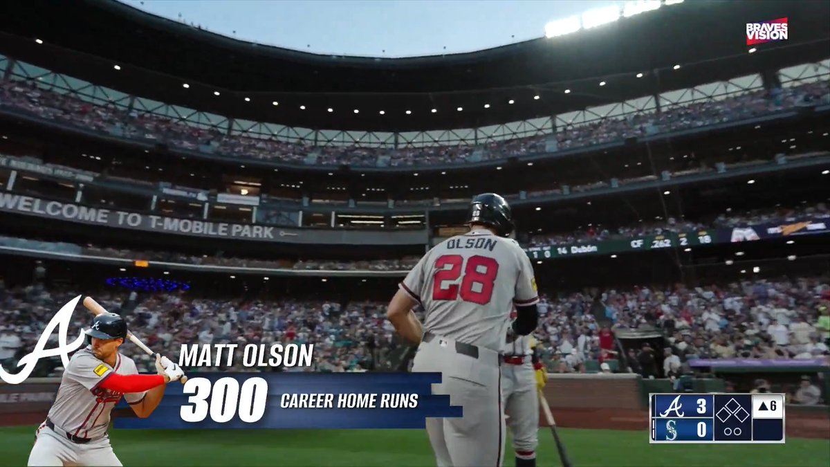 .Brandon Gaudin and CJ give some context on how truly amazing Matt Olson's 300th homerun is. @braves | #BravesCountry