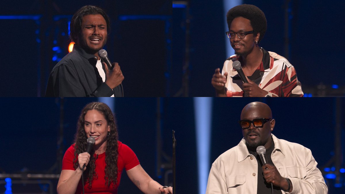 Presenting your FUNNY AF WITH KEVIN HART Top Four (drum roll please): Usama Siddiquee Ron Taylor Caitlin Peluffo Reg Thomas Watch them compete in the finale LIVE on Netflix tomorrow at 9PM ET | 6PM PT. #FunnyAFwithKevinHart