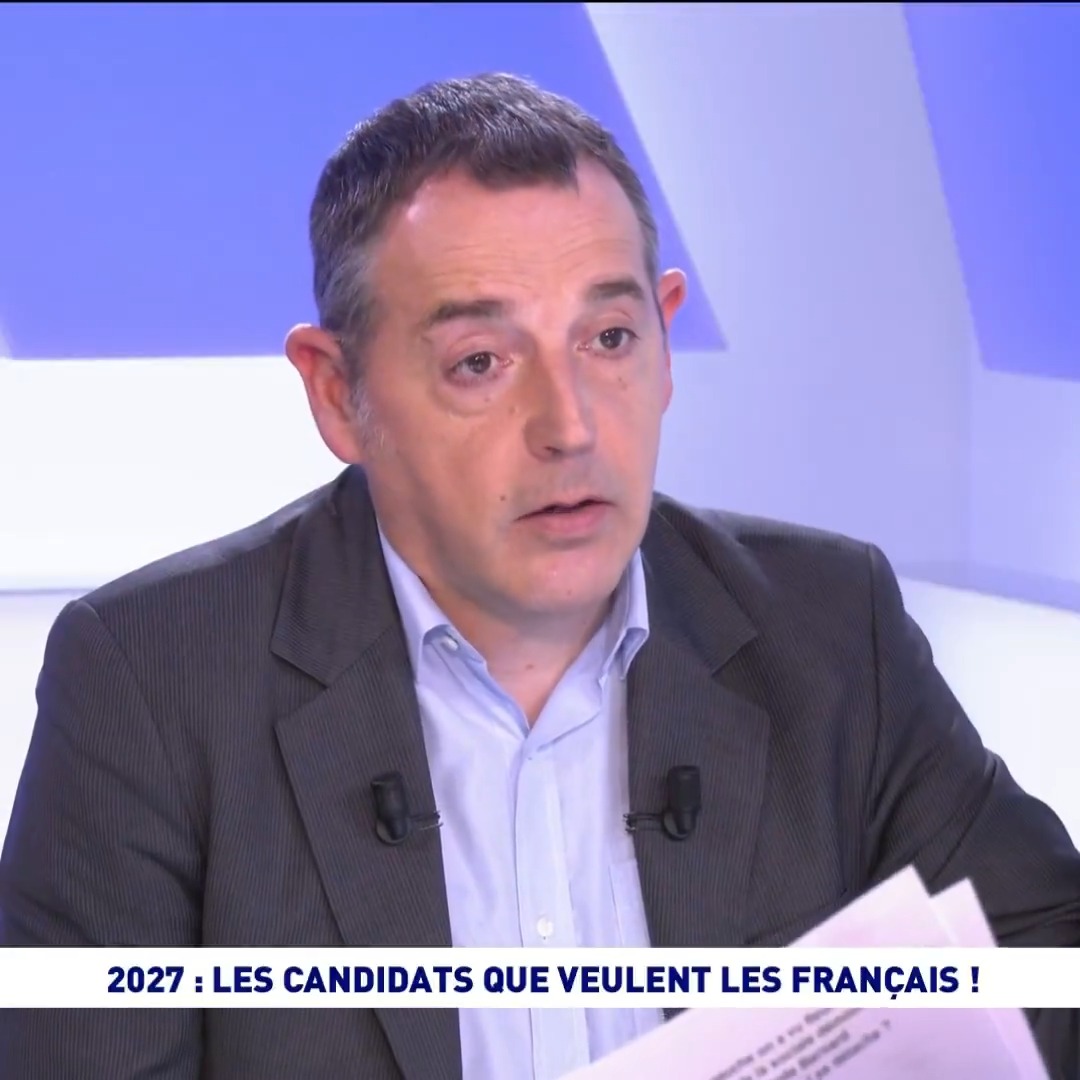 "Il y a un invariant dans les enquêtes d'opinion, c'est la solidité du camp RN qui est en capacité d'absorber la décision de justice qui va intervenir en juillet. Que ce soit MLP ou Bardella, les deux sont crédités de scores très importants, qui les placent en tête." J. Fourquet
