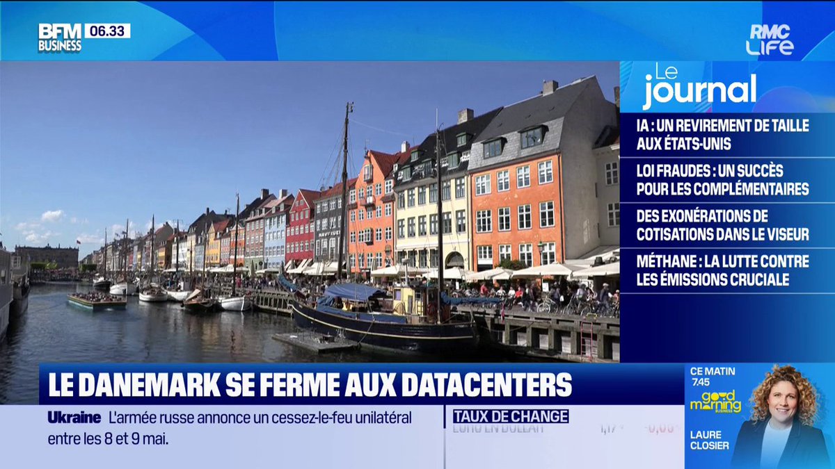 Le Danemark se ferme aux datacenters 🇩🇰 Le Danemark est l'un des terrains favoris des géants du numérique pour leurs datacenters en Europe. Mais Copenhague vient de suspendre, pour plusieurs mois, les nouveaux raccordements au réseau électrique pour éviter toute pénurie.