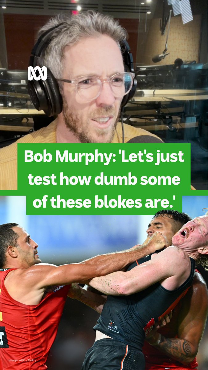 "Punching a bloke who's not in a fight … that's not tough!" 🤜💢🤛 Bob Murphy calls for tougher suspensions on players for off-the-ball incidents, saying a player should miss a month for acts of violence.🧑⚖️ Listen to the latest in ABC AFL Daily: