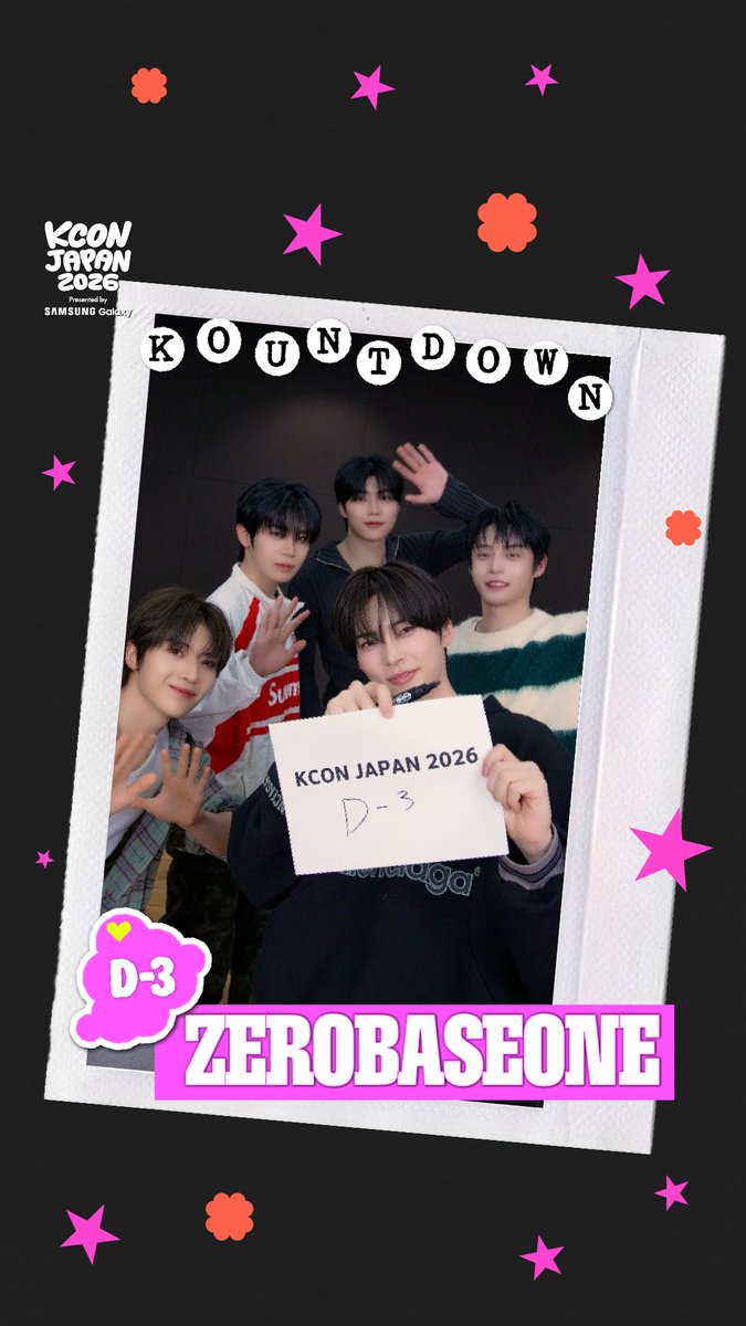 [#KCONJAPAN2026] D-3 KOUNTDOWN 🎉 KCON JAPAN 2026まであと3日！#ZEROBASEONE と一緒にKLOVER'S SOUL CITYを歩く準備はできてる？👣 - KCON JAPAN 2026 MAY 8-10 Makuhari Messe Let's #KCON