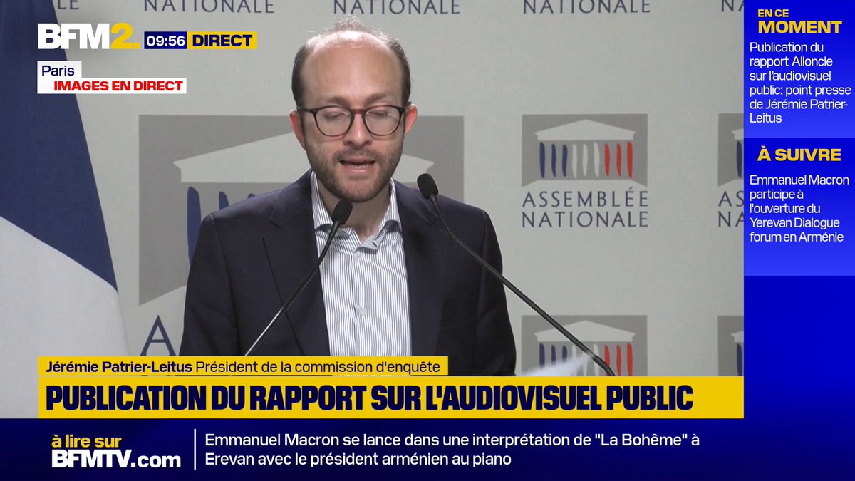 💬"Cette commission d'enquête est un échec politique pour le rapporteur[...]. Il se trouve pris au piège de sa propre commission d'enquête" ➡️Jérémie Patrier-Leitus condamne les liens entre l'UDR, le RN et le rapporteur de la Commission, Charles Alloncle #BFM2
