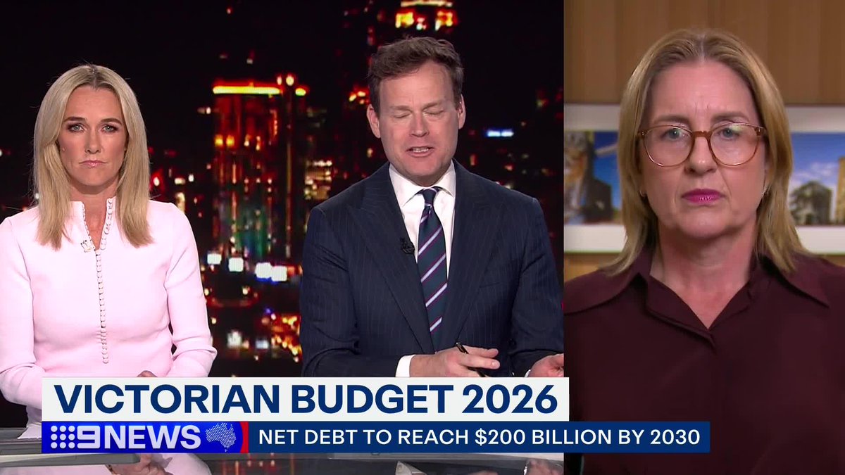 Premier Jacinta Allan joins #9News from Treasury Place to discuss her government's 2026-27 budget. #9News