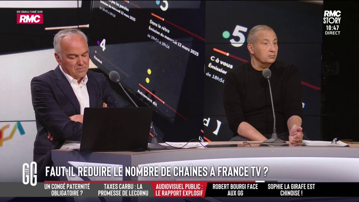 📺 France TV : faut-il réduire le nombre de chaînes ? 🗣 Mourad Boudjellal : "Moi je suis pour économiser 4 milliards. C'est le plus simple. Pour moi ce n'est pas le rôle de l'Etat de vendre de l'information et du divertissement."