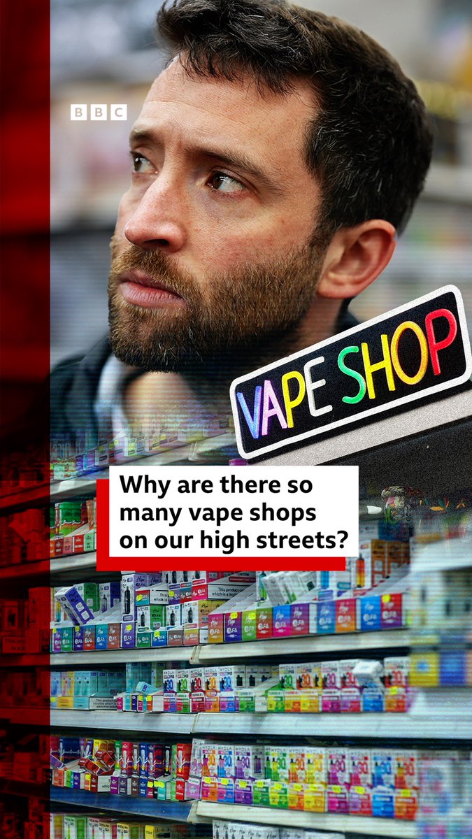 Why is the number of vape shops on Scotland's high streets on the rise?