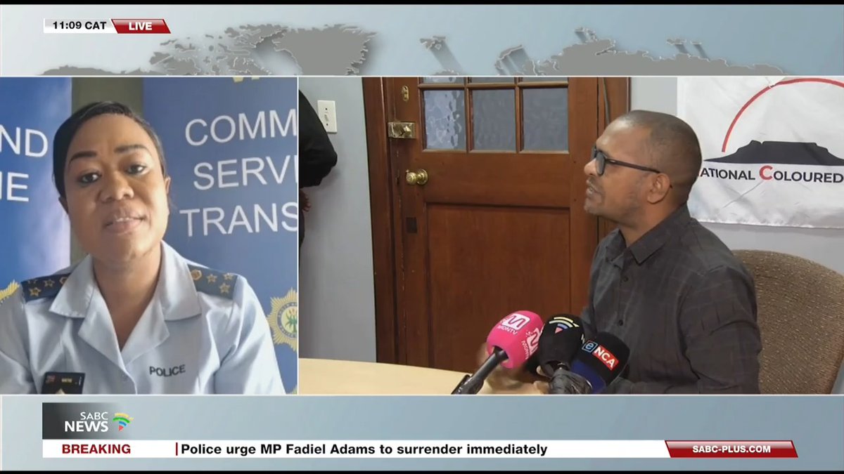 WATCH | SAPS spokesperson Brig. Athlenda Mathe says NCC parliamentarian Fadiel Adams used to visit the hitman involved in the Sindiso Magaqa case in prison and now needs to come forward.
