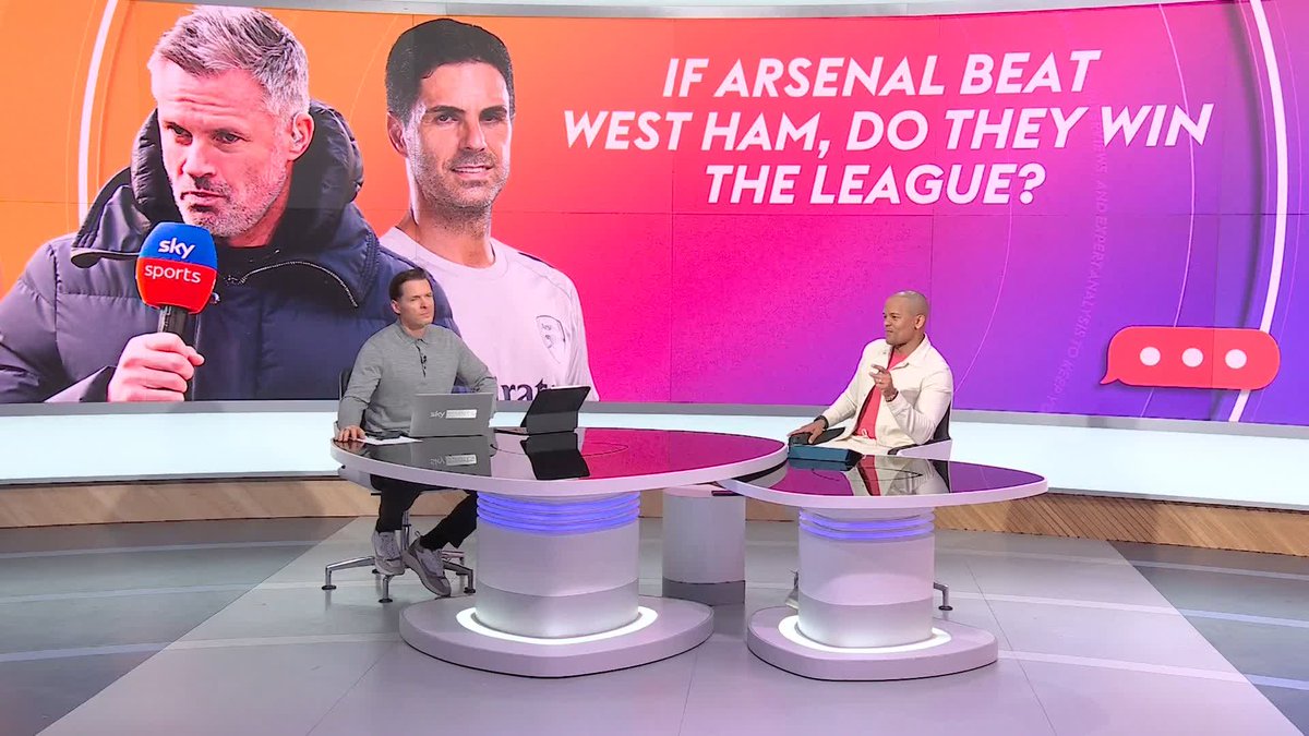 "If they beat West Ham, they are 90% of the way there" 👀 Rob Earnshaw sees Arsenal's match against West Ham as the pivotal moment in the title race 🏆