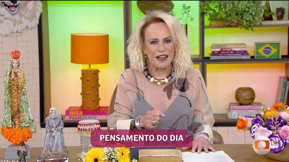 🚨VEJA: "Quando alguém te ama, mas ama de verdade, o maior medo dela não é te perder, é te machucar" - Ana Maria Braga #MaisVocê