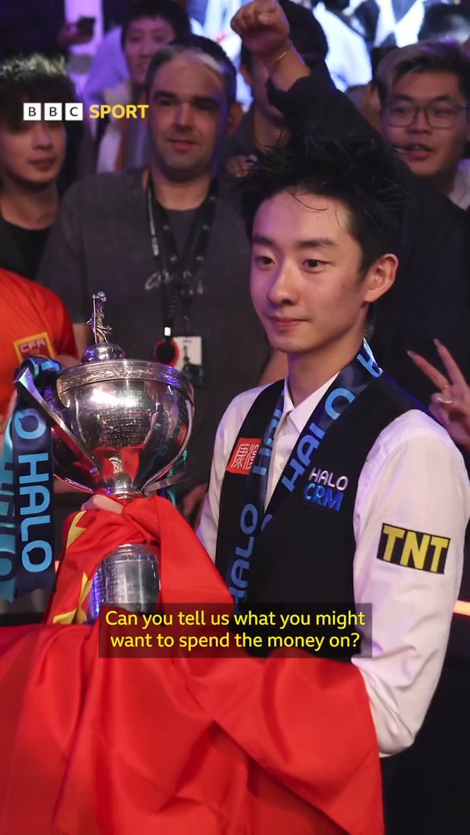 It's a dream come true to be snooker's latest world champion 🌍🏆 But what does Wu Yize want to spend his prize money on? 💰🤔