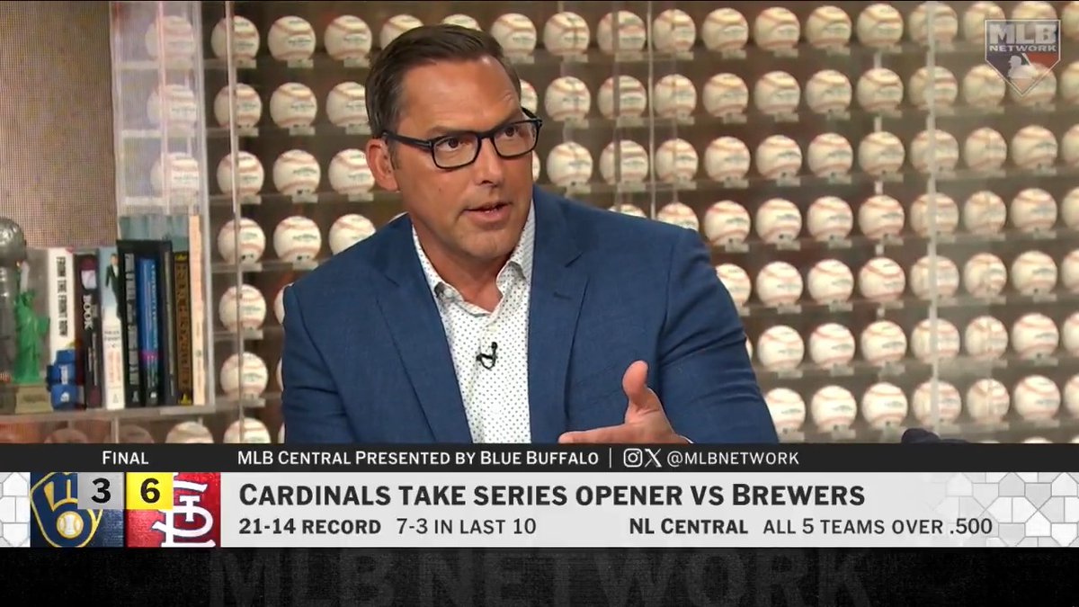 The St. Louis Cardinals are 21-14 and have won 7 of their last 8 games! 👀📊 “It's the lineup for me that's fun to watch... there's a lot to like offensively about the way they're playing the game.”