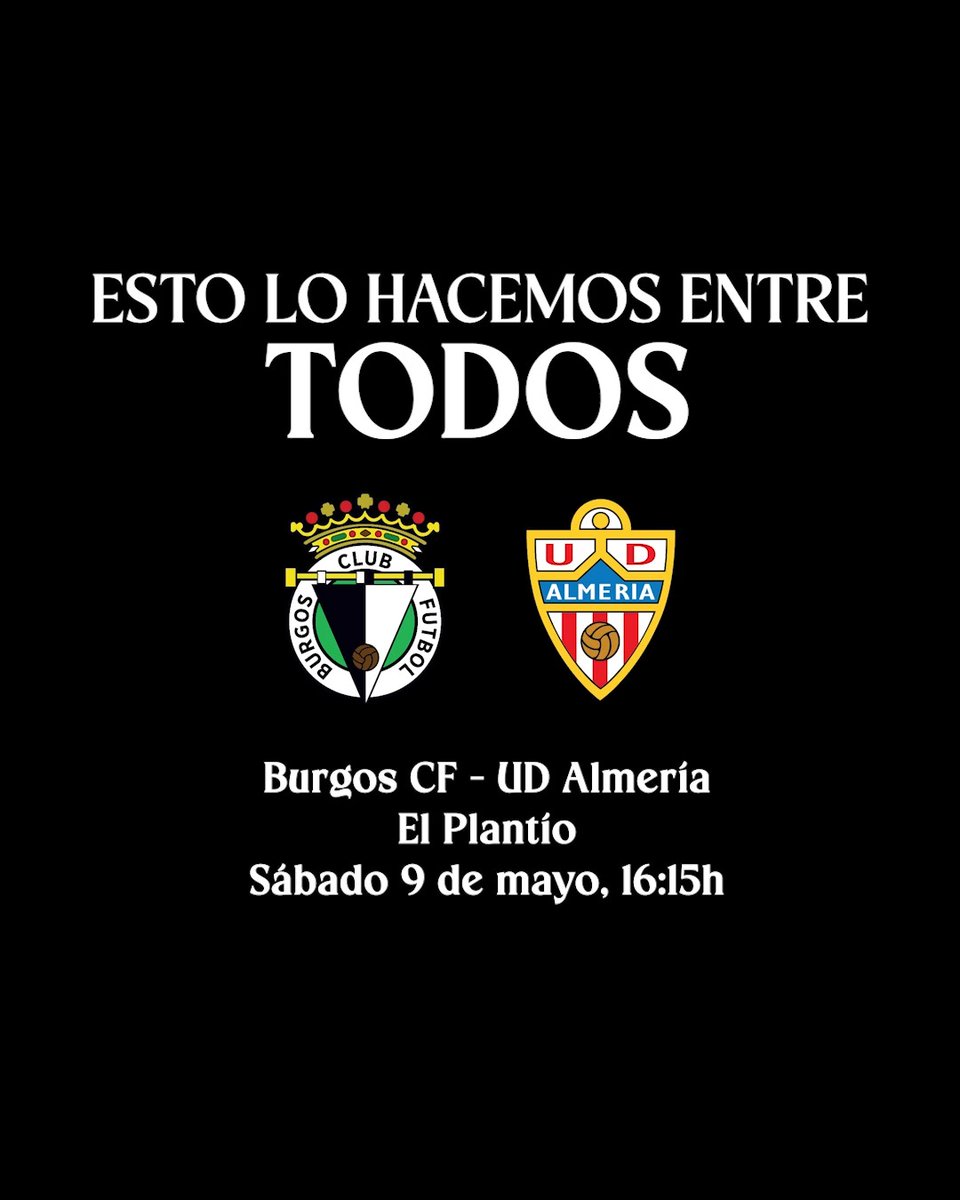 💍 𝐏𝐎𝐑 𝐁𝐔𝐑𝐆𝐎𝐒 ⚔️ #BurgosCFAlmería #BurgosCF