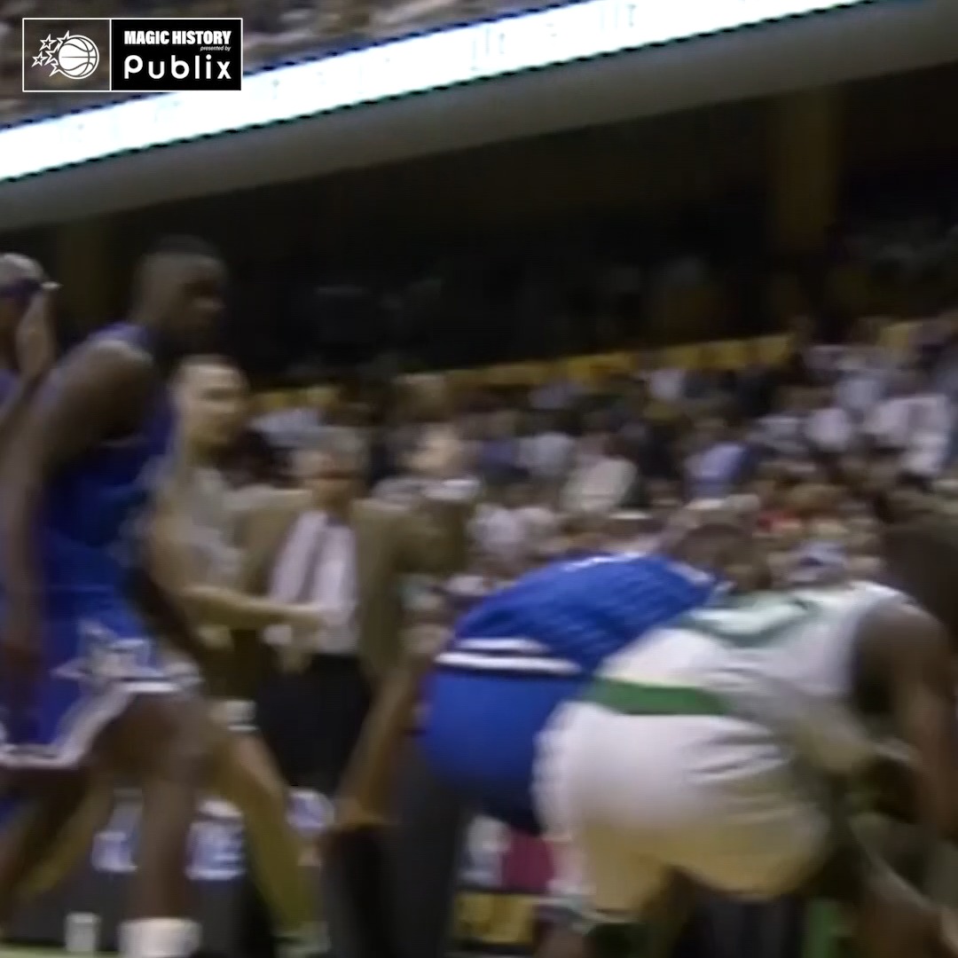 "The Boston Garden is now closed." - Shaquille O'Neal 31 years ago today, we secured our first playoff series win in franchise history and closed the Boston Garden 🪄