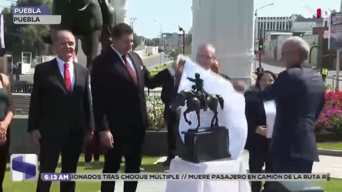 Una obra más que NADIE PIDIÓ en Puebla. El gober caprichoso, Alejandro Armenta develó la estatua de Ignacio Zaragoza sin informar cuánto costó ni detallar el uso de recursos públicos. La falta de transparencia vuelve a generar dudas ¿Qué se está OCULTANDO detrás de este nuevo proyecto? 🔴💸 #FaltaDeTransparencia #GoberCaprichoso