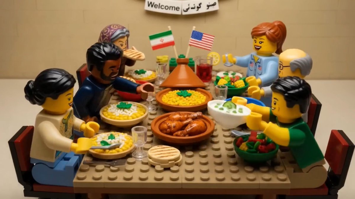 "History is not written by the ones who destroy, but by those who heal." - this video 😭😢🥹 Peace is Our Only Choice 🕊️ | Bridging the Gap for Iranians & Americans (LEGO Rap Story) via Brick Beat Battalion