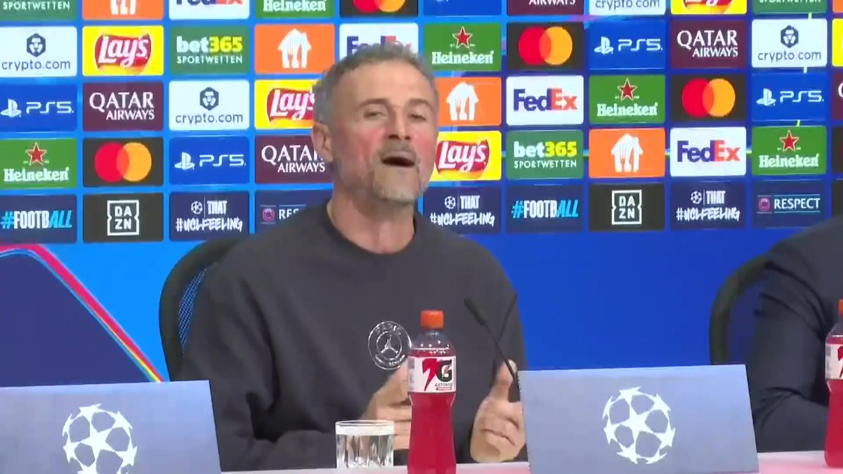 🎙️ Le respect de Luis Enrique pour le Bayern Munich : « Nadal a dit que le duel avec Federer et Djokovic a été une motivation pour s'améliorer. Le Bayern nous motive à chercher le meilleur de nous-mêmes. On va essayer de dominer une équipe qui est exceptionnelle. »
