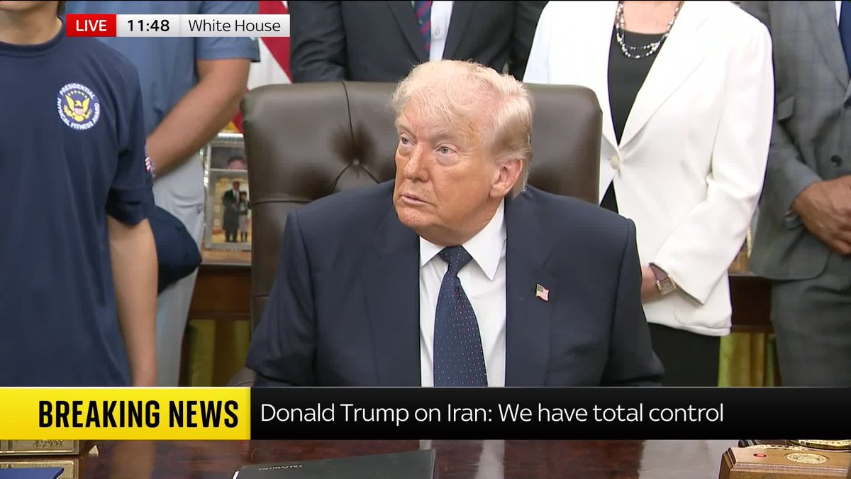 Donald Trump says he's willing to crash Iran's economy "because I want to win" The US president was taking questions from reporters about the war, with one asking about economic conditions in Iran. 🔗