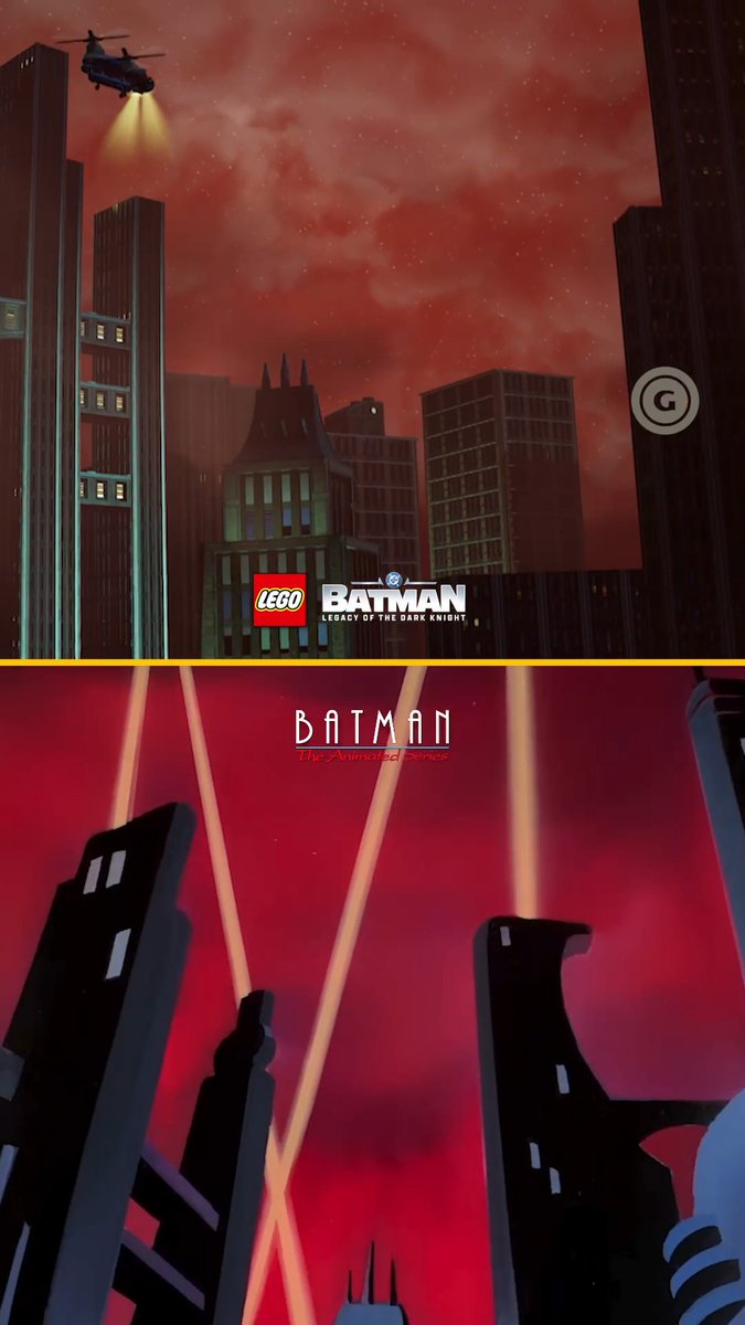 LEGO Batman: Legacy of the Dark Knight recreates the intro to Batman: The Animated Series 💯
