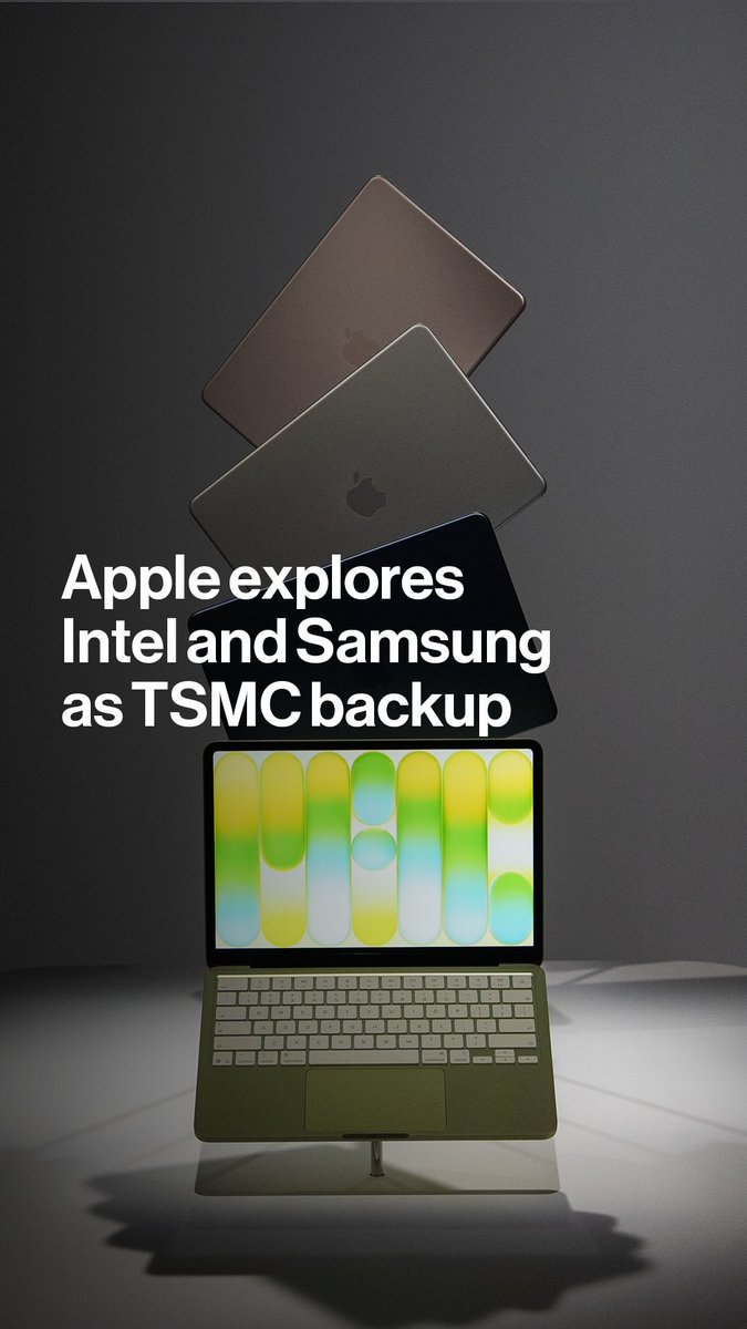 Apple is exploring using Intel and Samsung to produce chips for devices in the US — as a backup to longtime partner TSMC Peter Elstrom explains